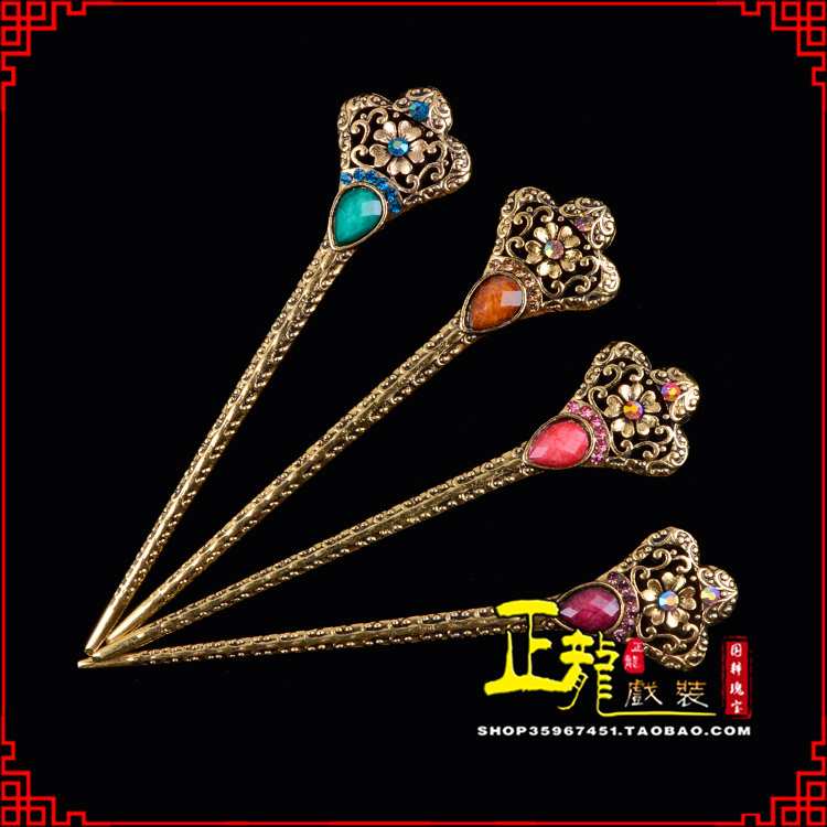 佛冈头饰老旦青衣员外夫人簪子 老旦发簪