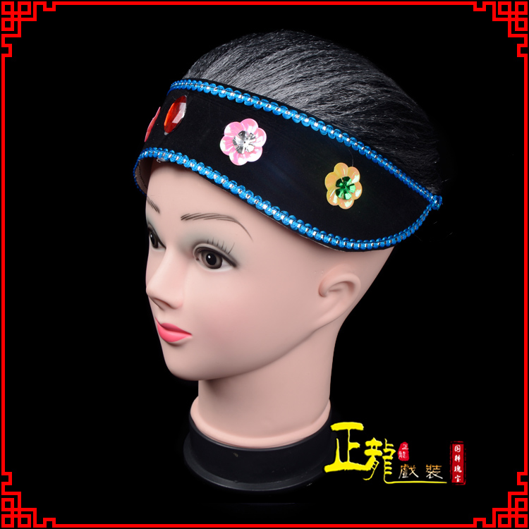 佛冈老旦媒婆穷老太婆假发套 老旦头套