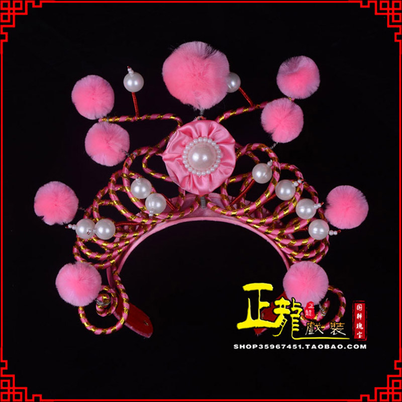 佛冈穆桂英花木兰盔帽 女兵额子