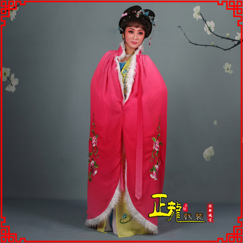 佛冈小花旦绣花斗篷 花旦披风